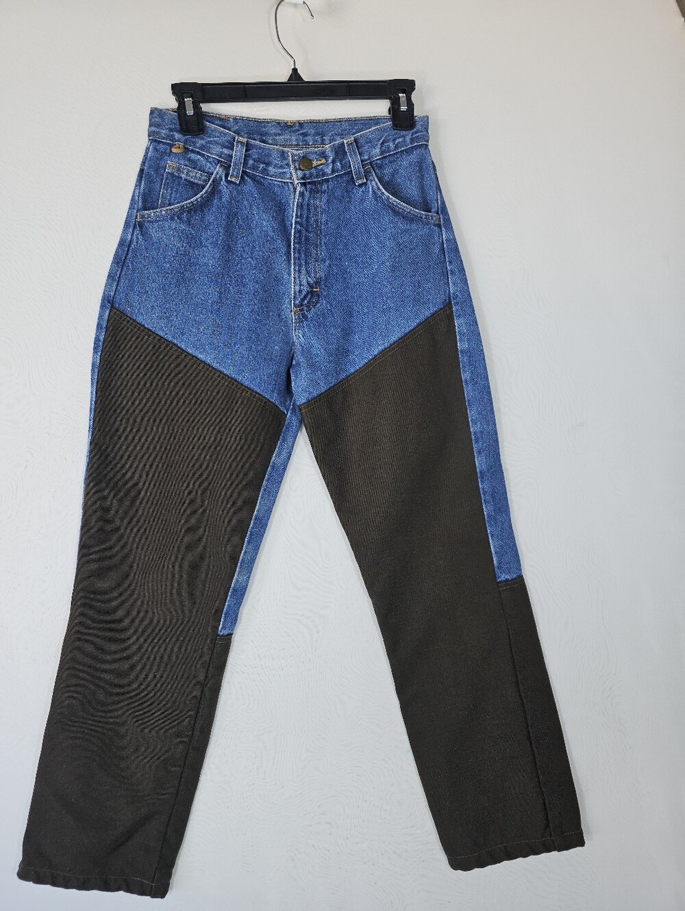 Wrangler Rugged Wear Upland Hunting Pants Denim Chaps Size 26 (Youth 16) - Picture 5 of 16
